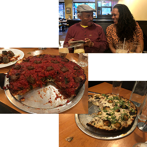 McAlister, Meridith, and Deep Dish Pizza